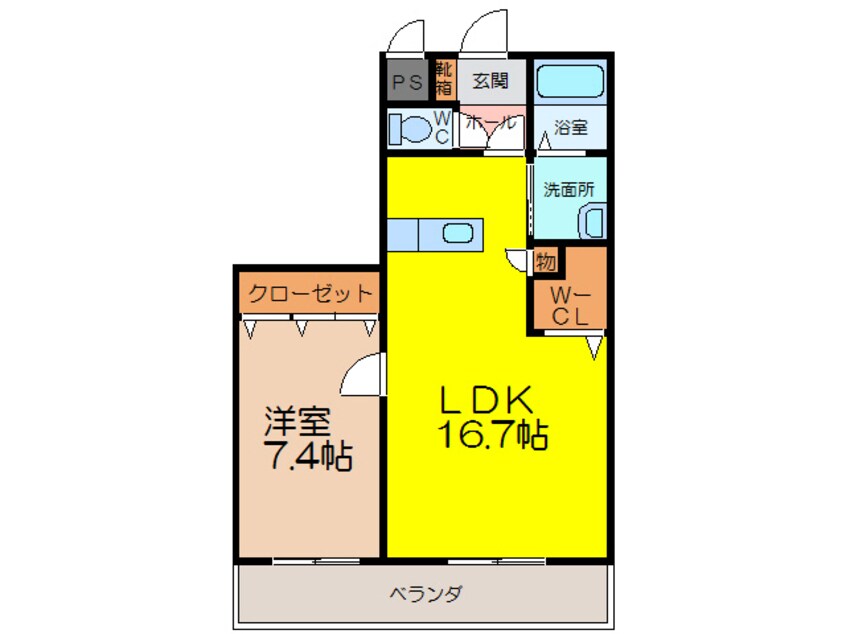 間取図 グランフォート江北