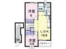 ピース・コア 2LDKの間取り