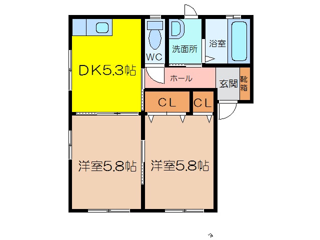 間取り図 ロイヤルコート・ニシムラ