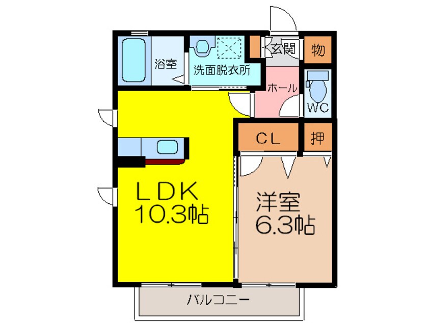 間取図 Ｙs Ｆorest