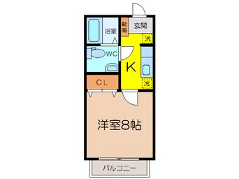 間取図 ヴェルデ西田代Ａ