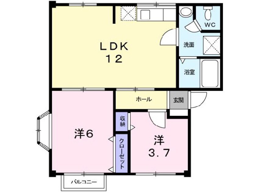 間取図 シティハイツ伊東