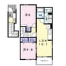 ラフィネ 2LDKの間取り