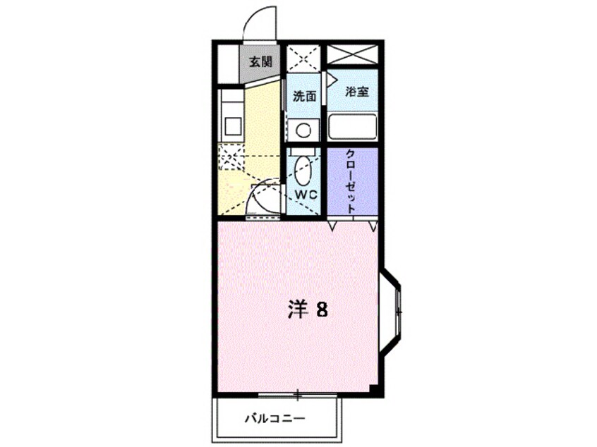間取図 ソレイユ開成