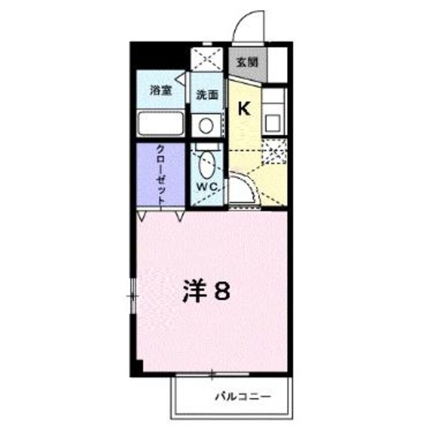 間取図 ソレイユ開成