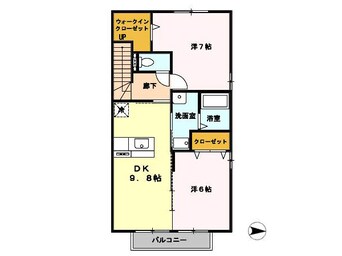 間取図 レーヴ千代田