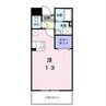 ボナール新中町 1Rの間取り