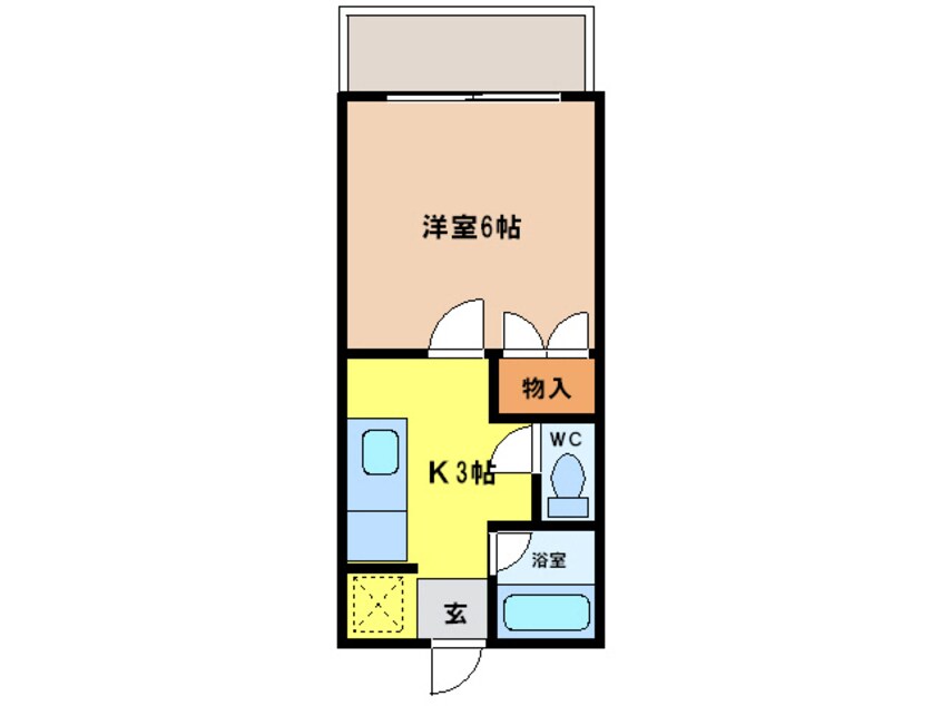 間取図 ロア高木瀬21