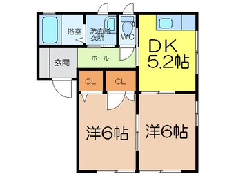 間取図 アムールＫｏｕ