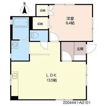 間取図 コーポクイーン