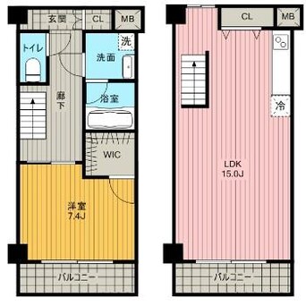 間取図 S-FORT佐賀天神