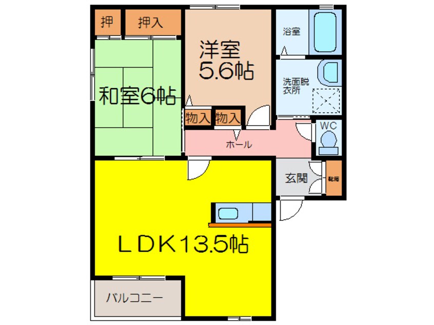 間取図 フラット95