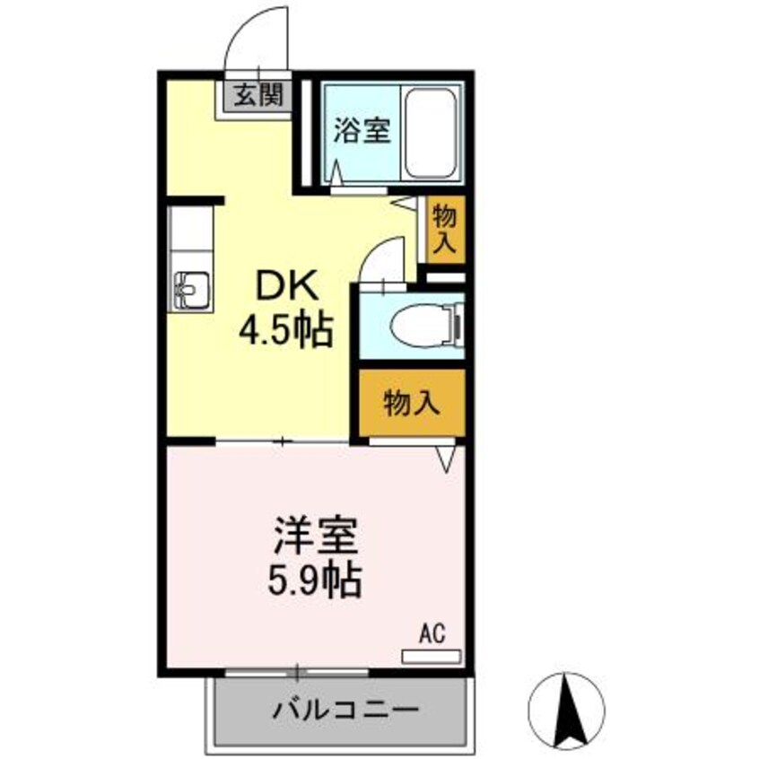 間取図 ビブレ２１