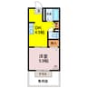 Ｖｉｖｒｅ２１ 1DKの間取り