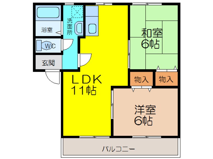 間取図 ユートスハイツ