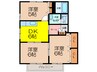 レグルスⅡ 3DKの間取り