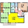 飯盛ハイツ 3LDKの間取り