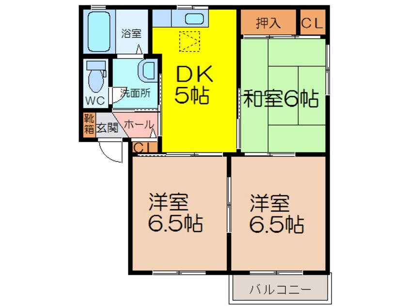 間取図 エクセレント川副