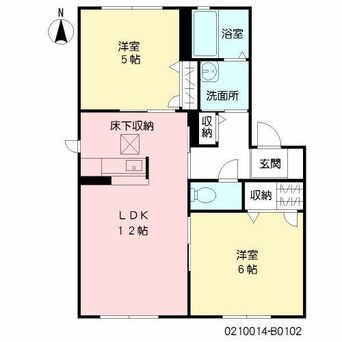 間取図 メゾン蓮ロータス