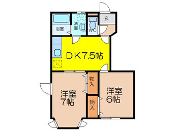 間取図 M・ドミール