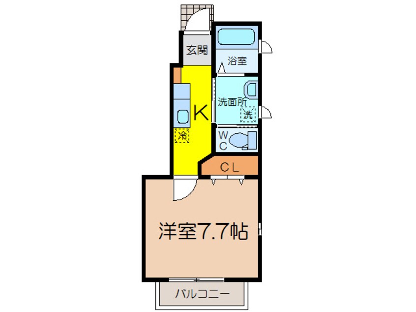 間取図 ラフィネ･カルティエ