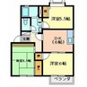 ドミール鍋島 3DKの間取り