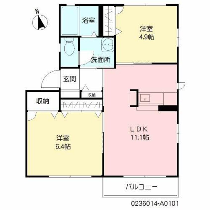 間取図 リバーサイド瓦町