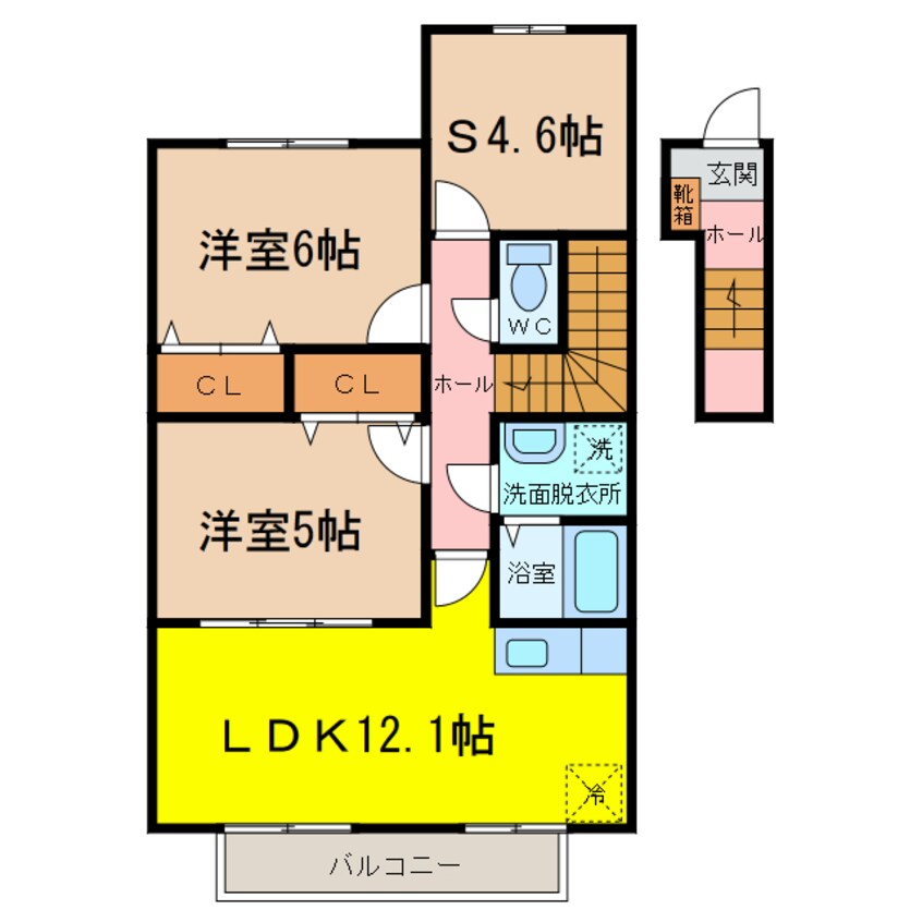 間取図 ラディエール