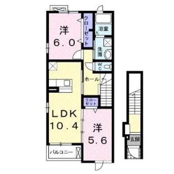間取図 エレガンシア新郷Ⅰ