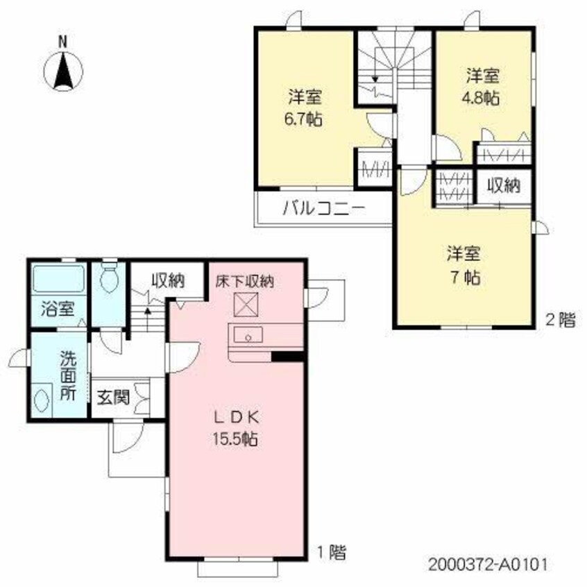 間取図 セレーノ戸建