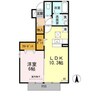 ノーブルD医大北 1LDKの間取り