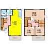 モンリゼールＤ棟 3LDKの間取り