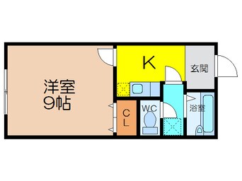間取図 コーポ峰