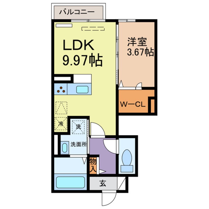 間取図 リルシア八戸