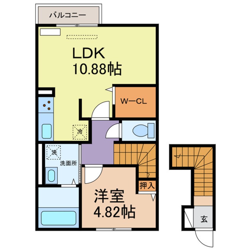 間取図 リルシア八戸