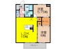 サンハウス　Ｂ棟 2LDKの間取り