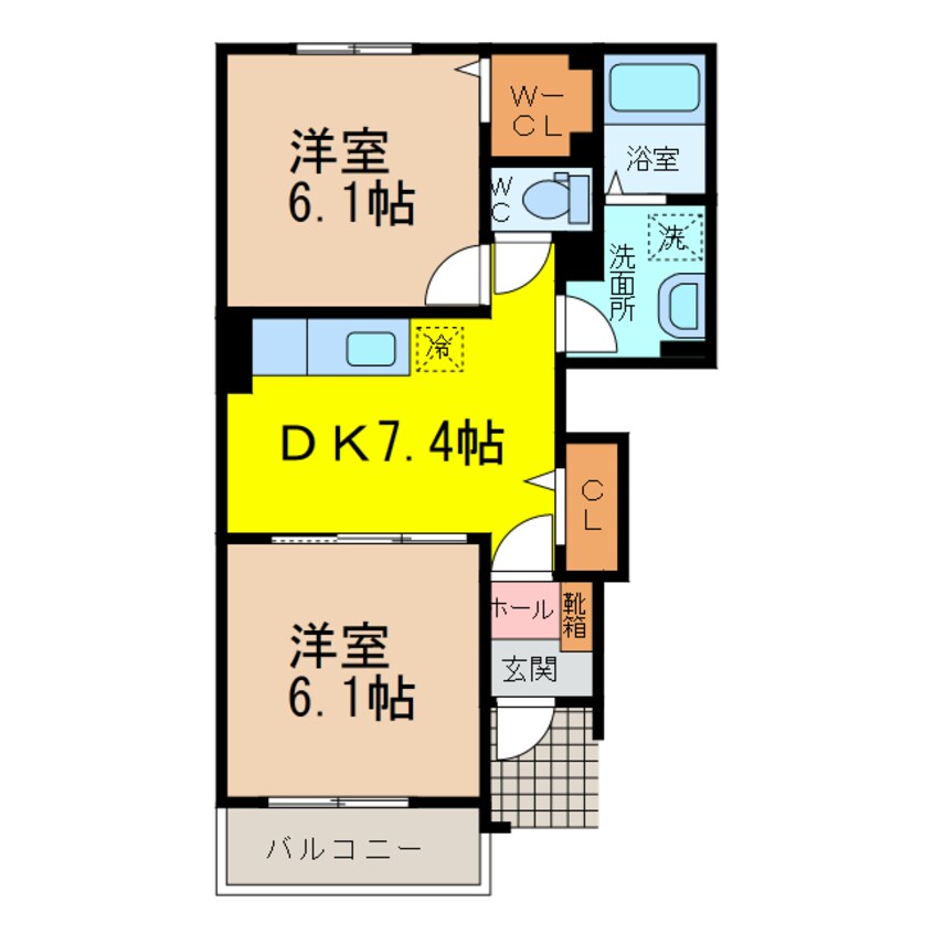 間取図 ヌーベルソレイユ