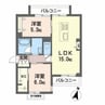 シャーメゾン若宮 2LDKの間取り