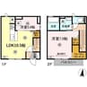 Ib.one 2LDKの間取り