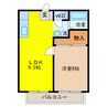 あかかべハイツ 1LDKの間取り