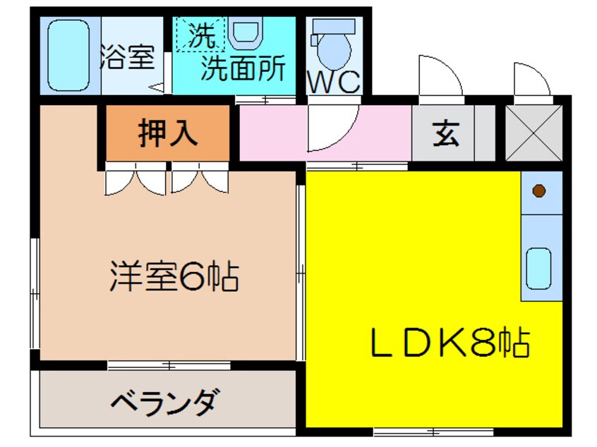 間取図 ボンヌール