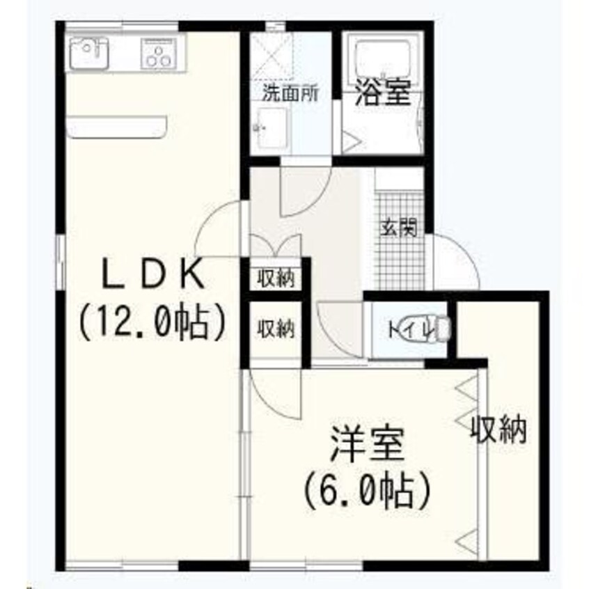 間取図 フォーレント若楠