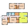 嘉瀬中原戸建 4LDKの間取り