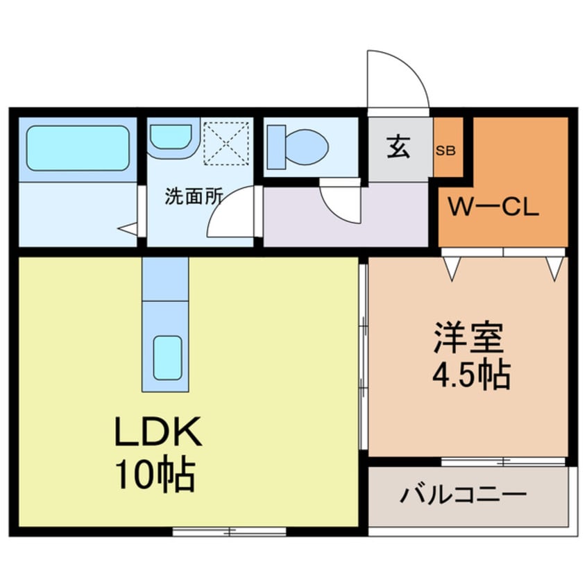 間取図 ms court NT