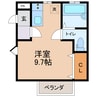 エンゼルハイツ 1Rの間取り