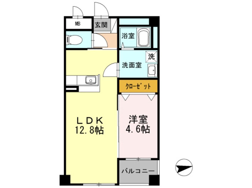 間取図 Ｍ81