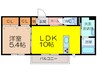 ラ・グルッラ 1LDKの間取り