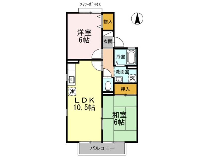 間取図 コレージュコート　Ａ棟