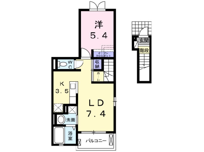 間取図 ラディアンスⅡ