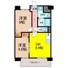 Blahights 2DKの間取り